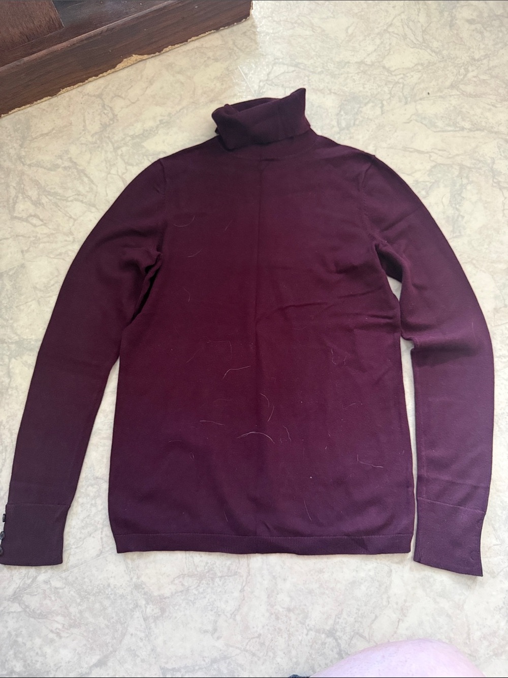Talbots women’s  Burgundy Turtleneck Sweater